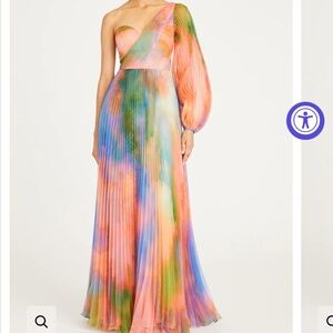 Theia Elle One shoulder gown